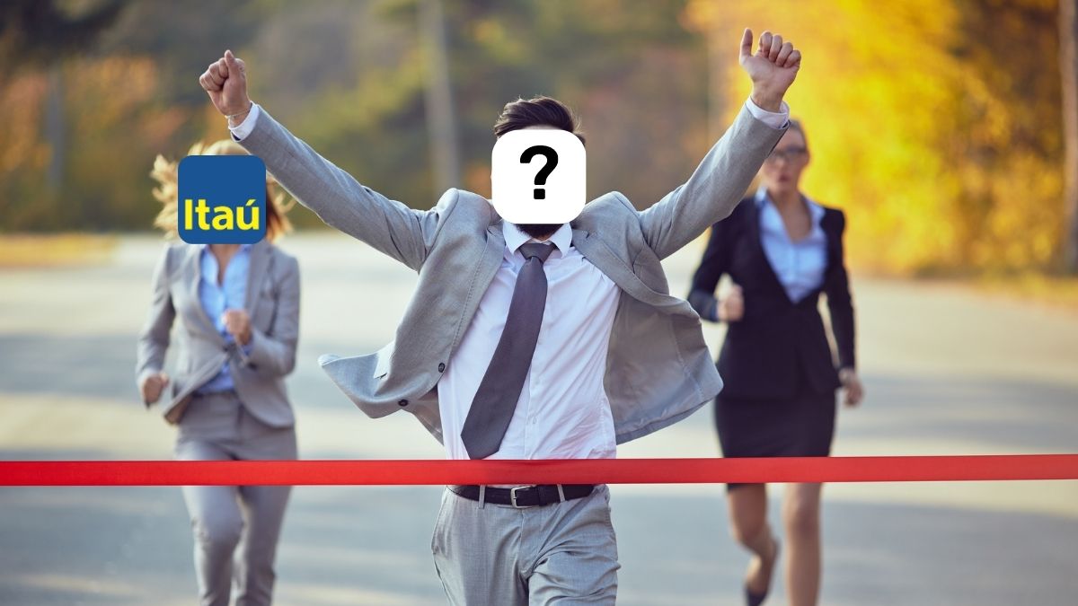 Itaú perdendo corrida para outro bancão