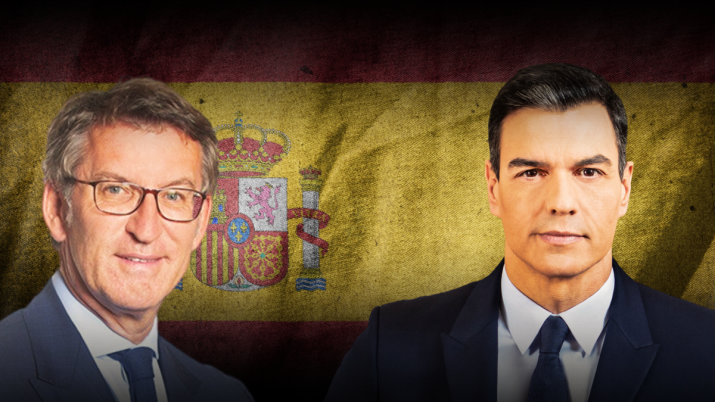 Feijó e Pedro Sanches, políticos da Espanha