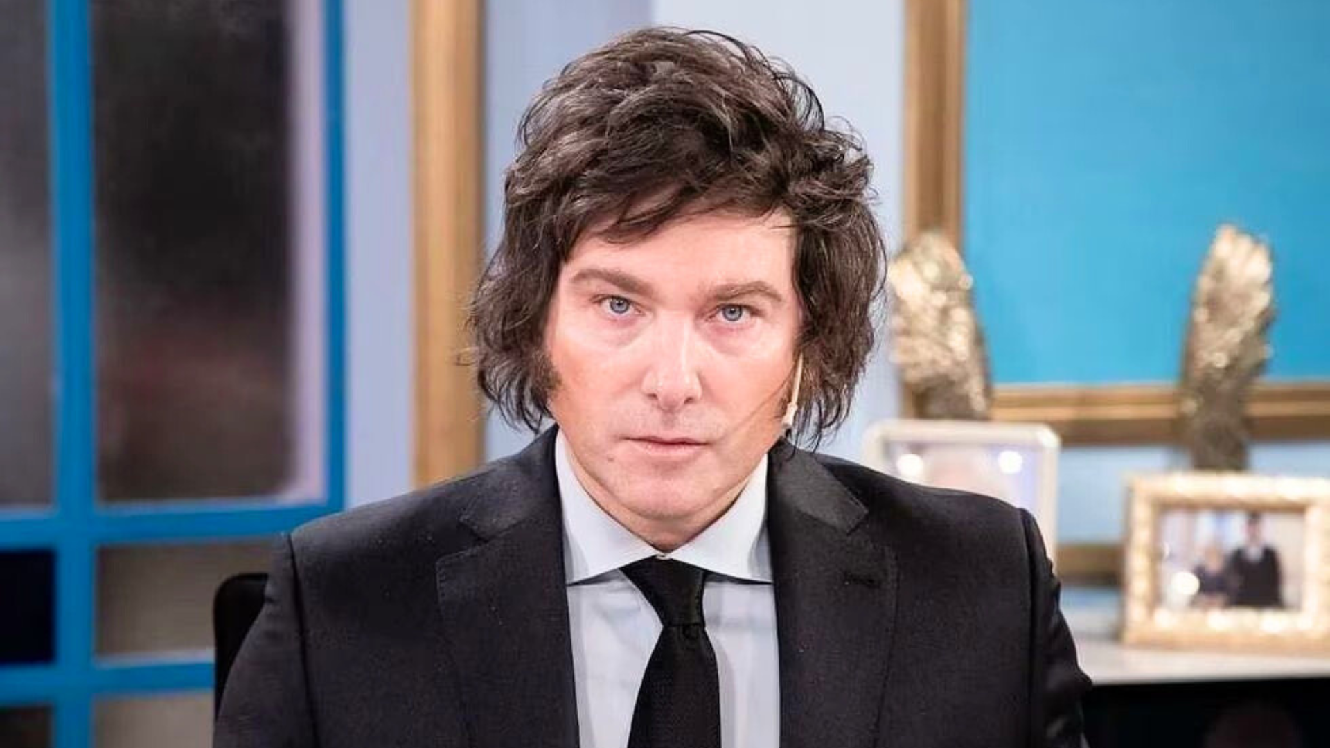 Javier Milei, o político de extrema direitra do La Libertad Avanza, da Argentina