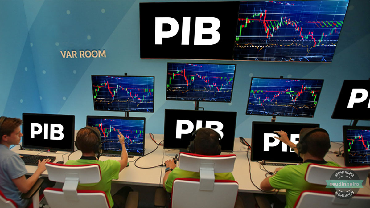 Cabine VAR gráficos e pib