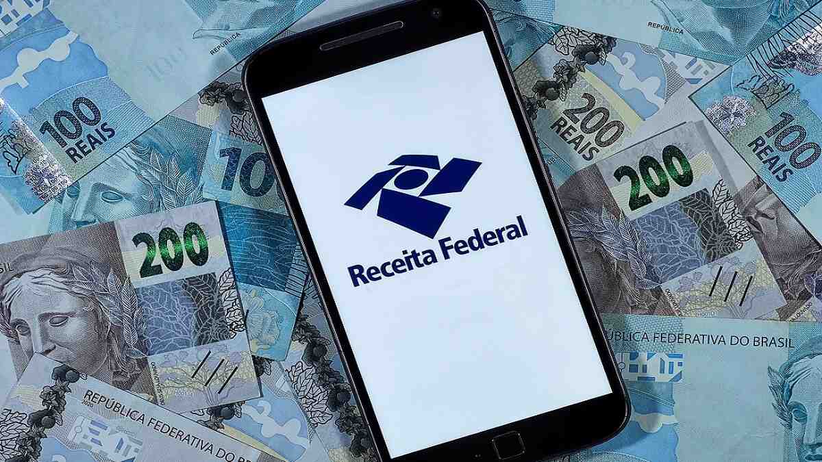 logo da receita federal leilão