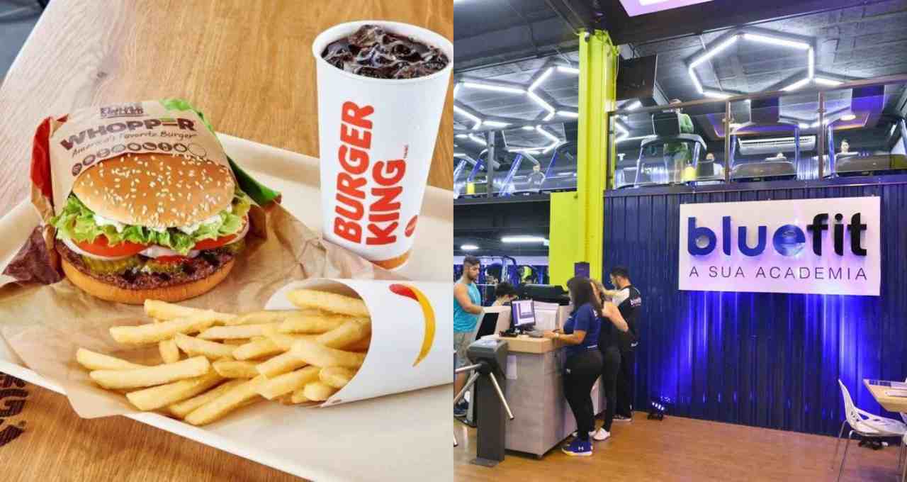 Burguer King e Blue Fit