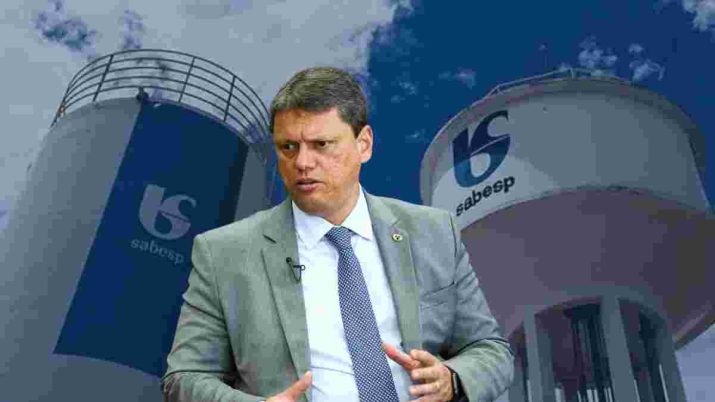 Mesmo após privatização, tarifa cobrada pela Sabesp continuará a subir, diz  Tarcísio de Freitas