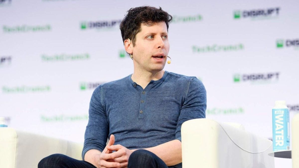Sam Altman, co-fundador da OpenAI, criadora da ferramenta de inteligência artificial ChatGPT