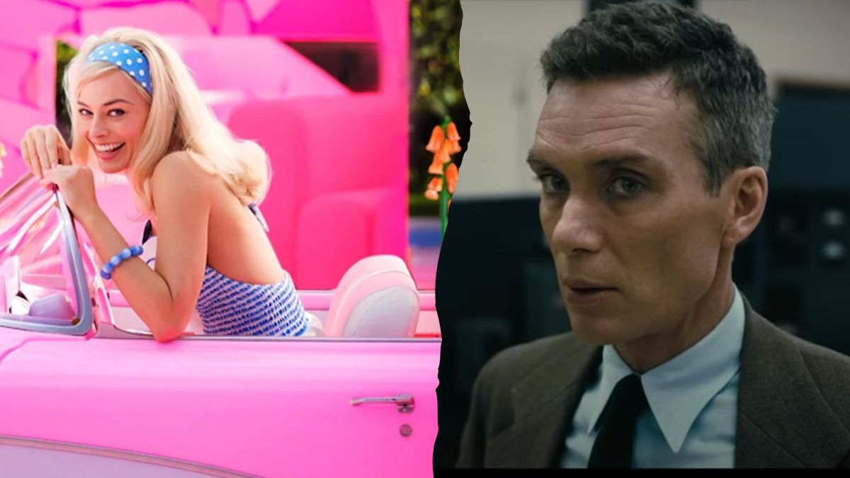 Os filmes Barbie e Oppenheimer