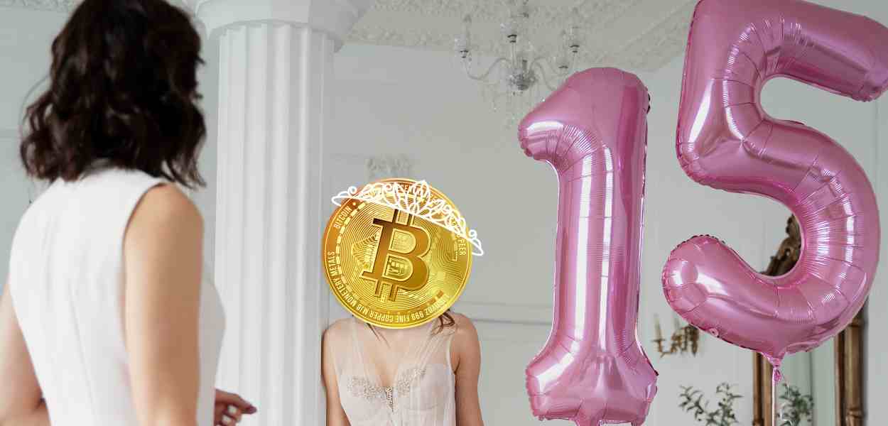 Bitcoin (BTC) fez 15 anos e criptomoedas caem