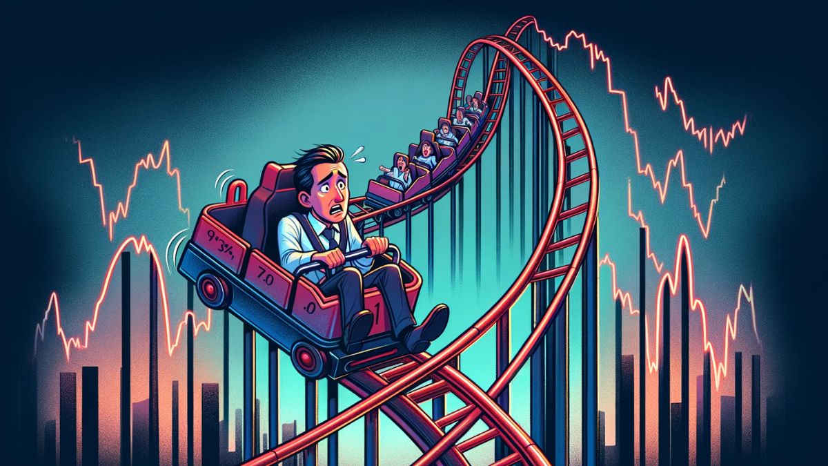 Investidor vivencia volatilidade nos mercados financeiros, com alta e queda da bolsa