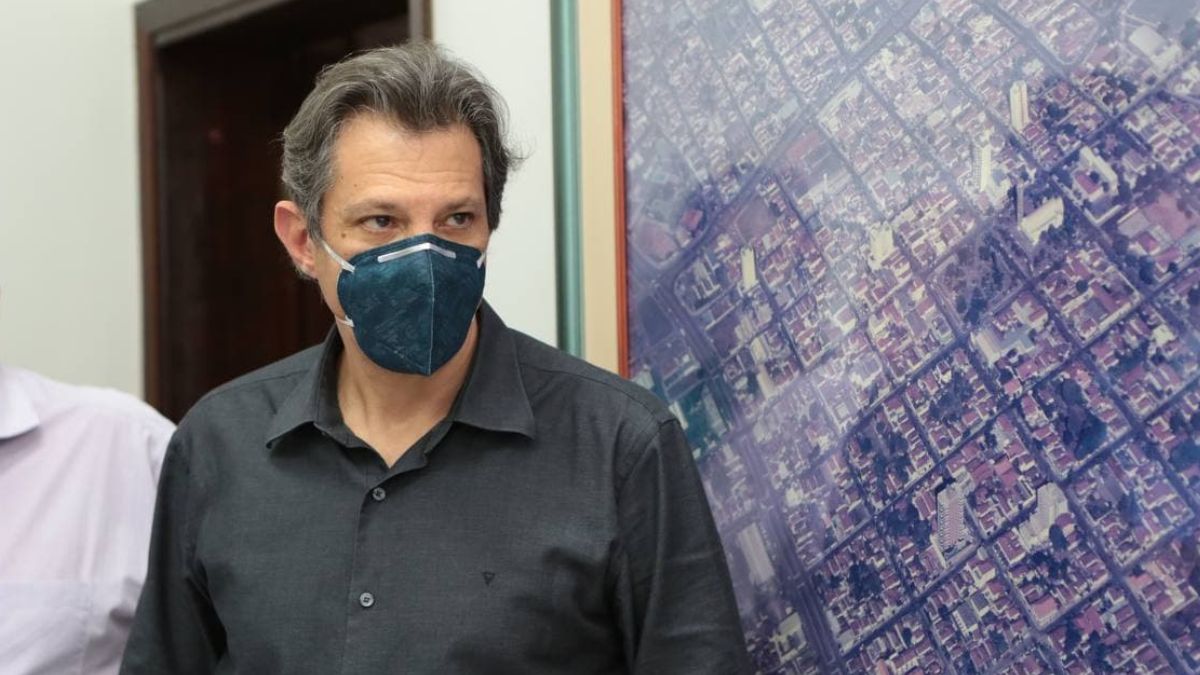 Ministro da Fazenda, Fernando Haddad, em setembro de 2021