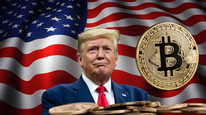 Donald Trump e bitcoin (BTC) criptomoedas