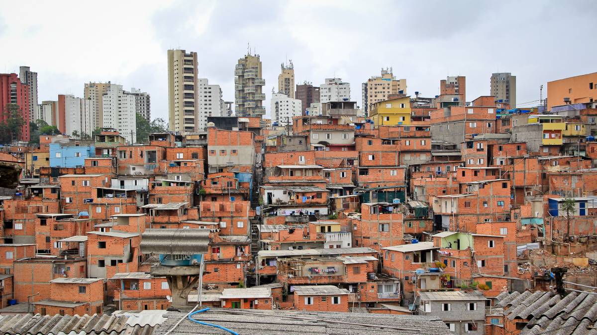 Fotografia de Paraisópolis, comunidade paulistana onde foi criado o banco G10 Bank