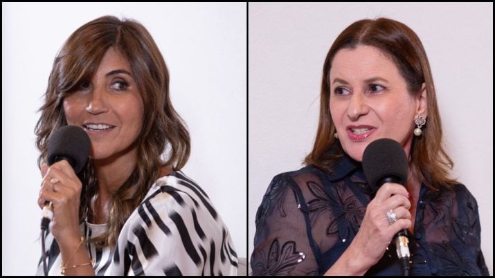 Andrea Almeida, ex-CFO da Petrobras, e Elvira Presta, ex-CFO da Eletrobras, em entrevista ao podcast Market Makers