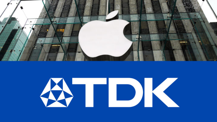 Apple e TDK, empresa de tecnologia que fornece, entre outras coisas, baterias para a fabricante do iPhone