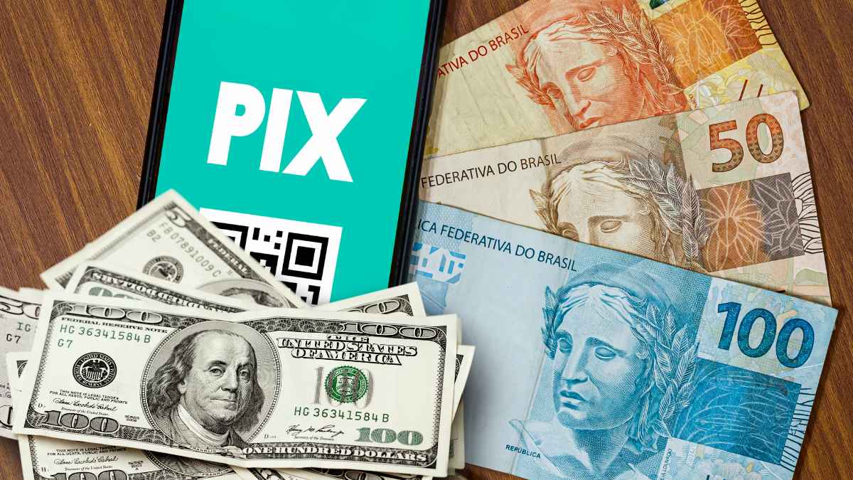 Pix dólar real
