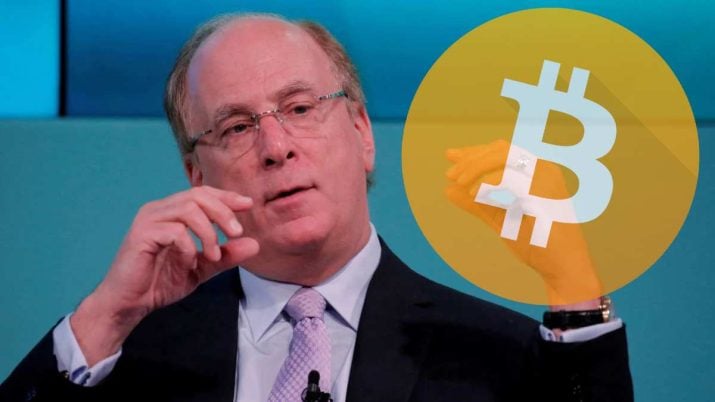 Larry Fink, CEO da BlackRock, e Bitcoin