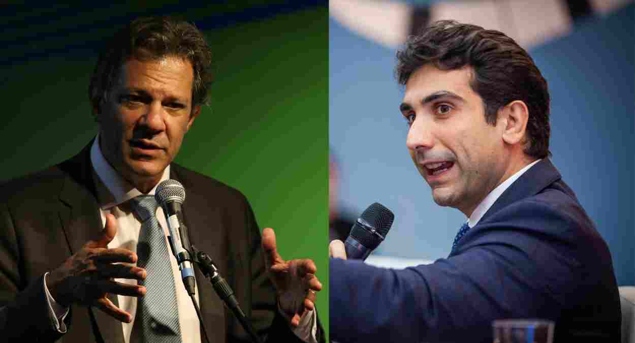 Fernando Haddad, Ministro da Fazenda, e Gabriel Galípolo, diretor de Política Monetária e futuro presidente do Banco Central