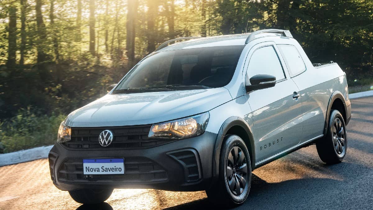 modelo de carro Nova Saveiro Robust da montadora de veículos Volkswagen