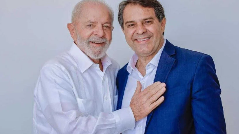 Lula com Evandro Leitão. Imagem: Reprodução/X/Evandro Leitão