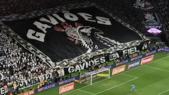 Gaviões da Fiel, torcida organizada do Corinthians.