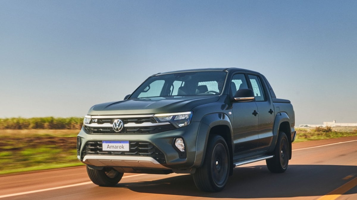 Automóvel picape da Volkswagen, modelo Amarok