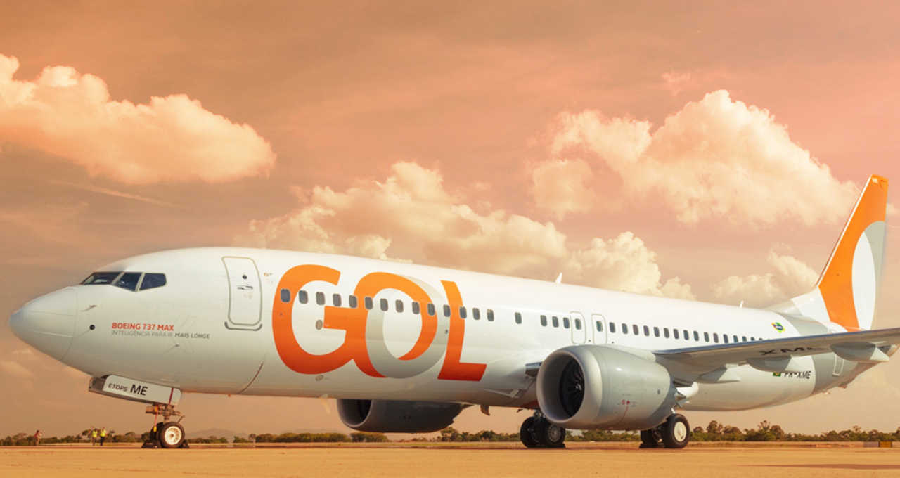 gol goll4 companhia aérea avião