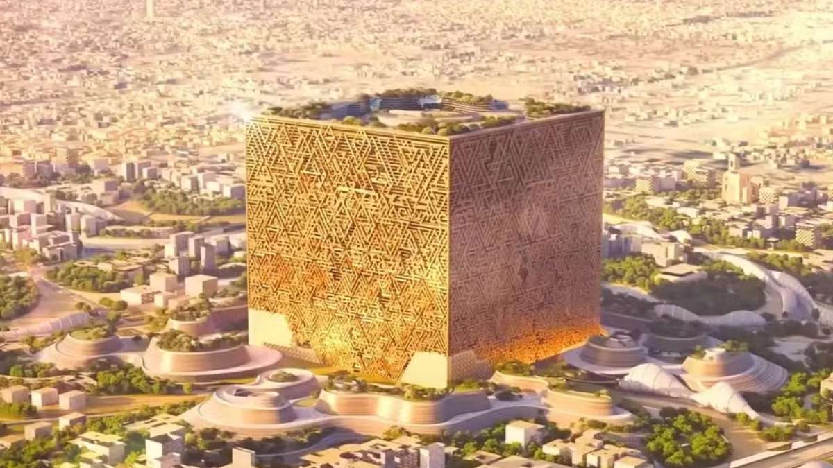 mukaab, cubo gigante, arábia saudita