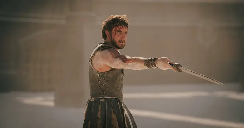 Paul Mescal em Gladiador 2