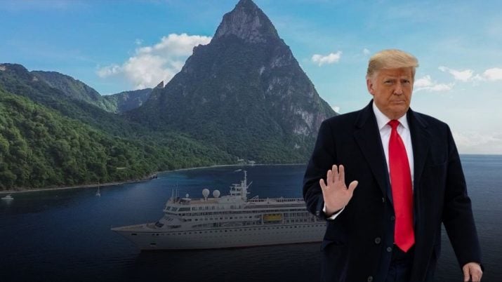 cruzeiro anti trump donald trump eua estados unidos turismo navio