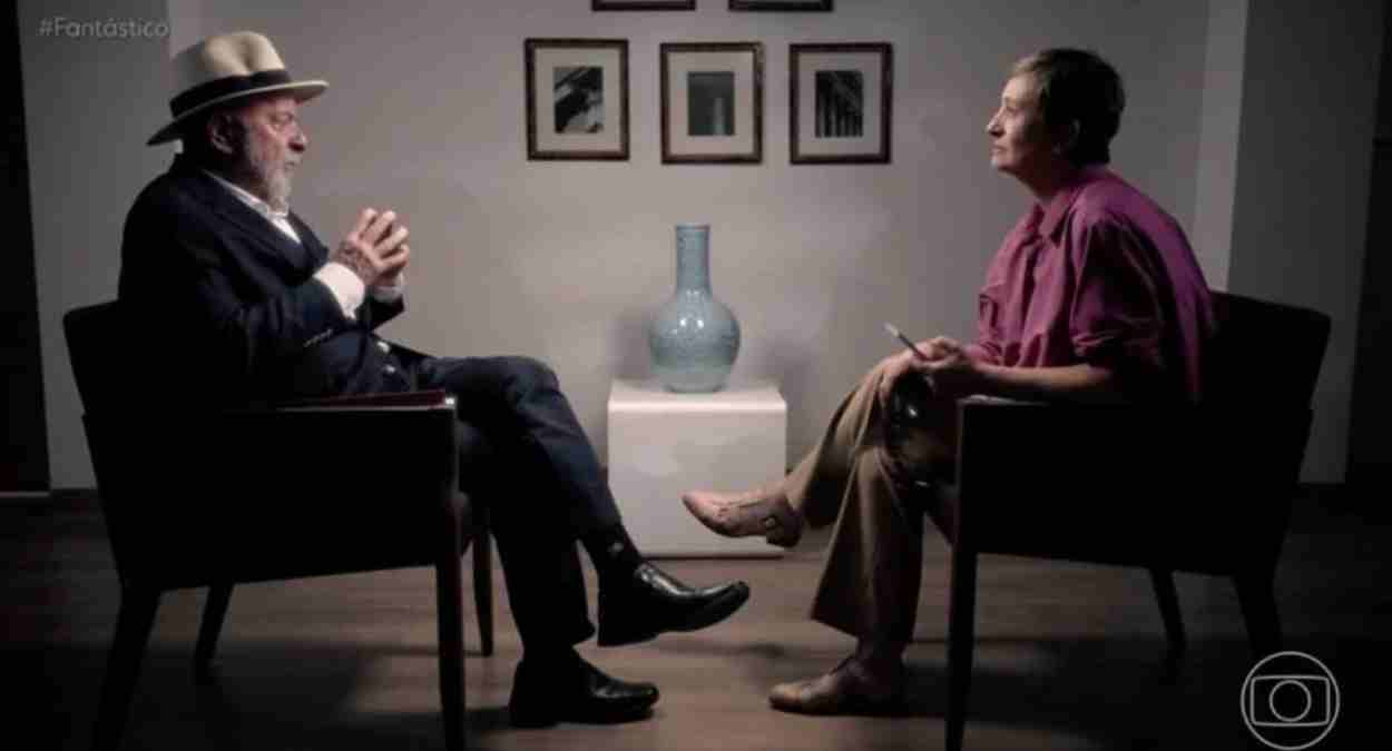 O presidente da República, Luiz Inácio Lula da Silva (PT), em entrevista ao Fantástico