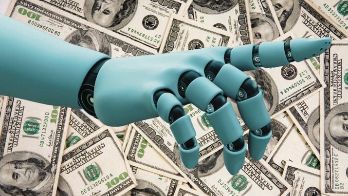 inteligência artificial robô dólar investimentos bolsa