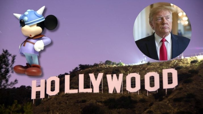 hollywood donald trump mickey mouse disney califórnia