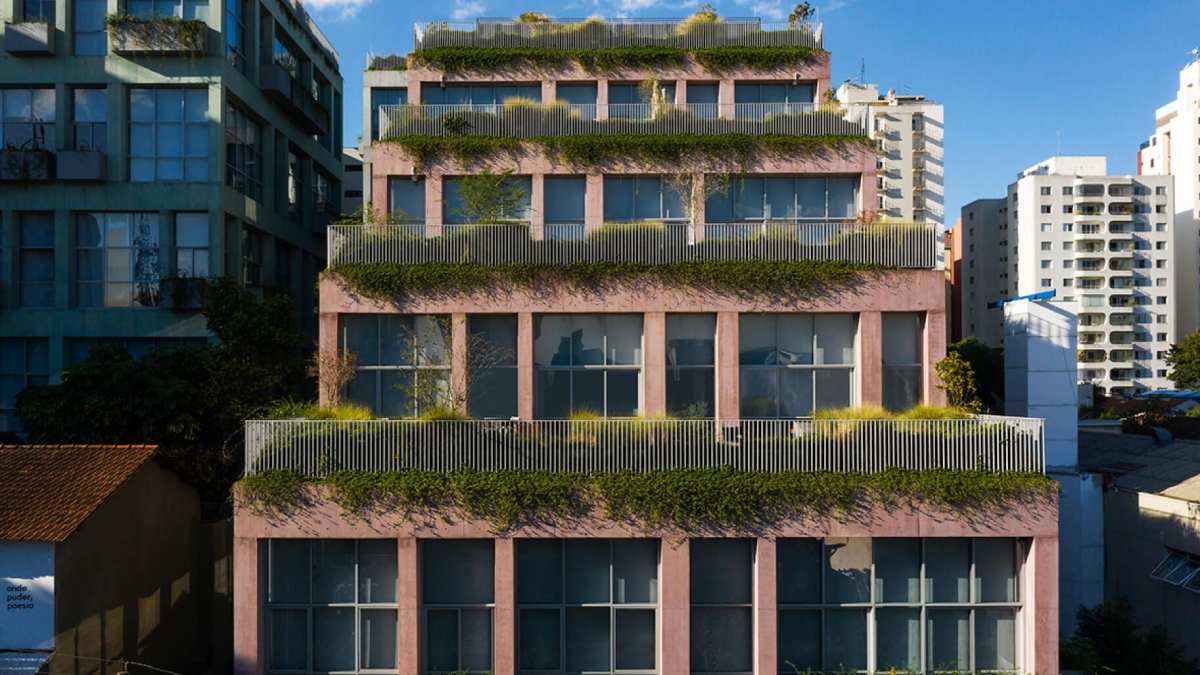 Edifício Girassol 555, localizado na Vila Madalena, em São Paulo.
