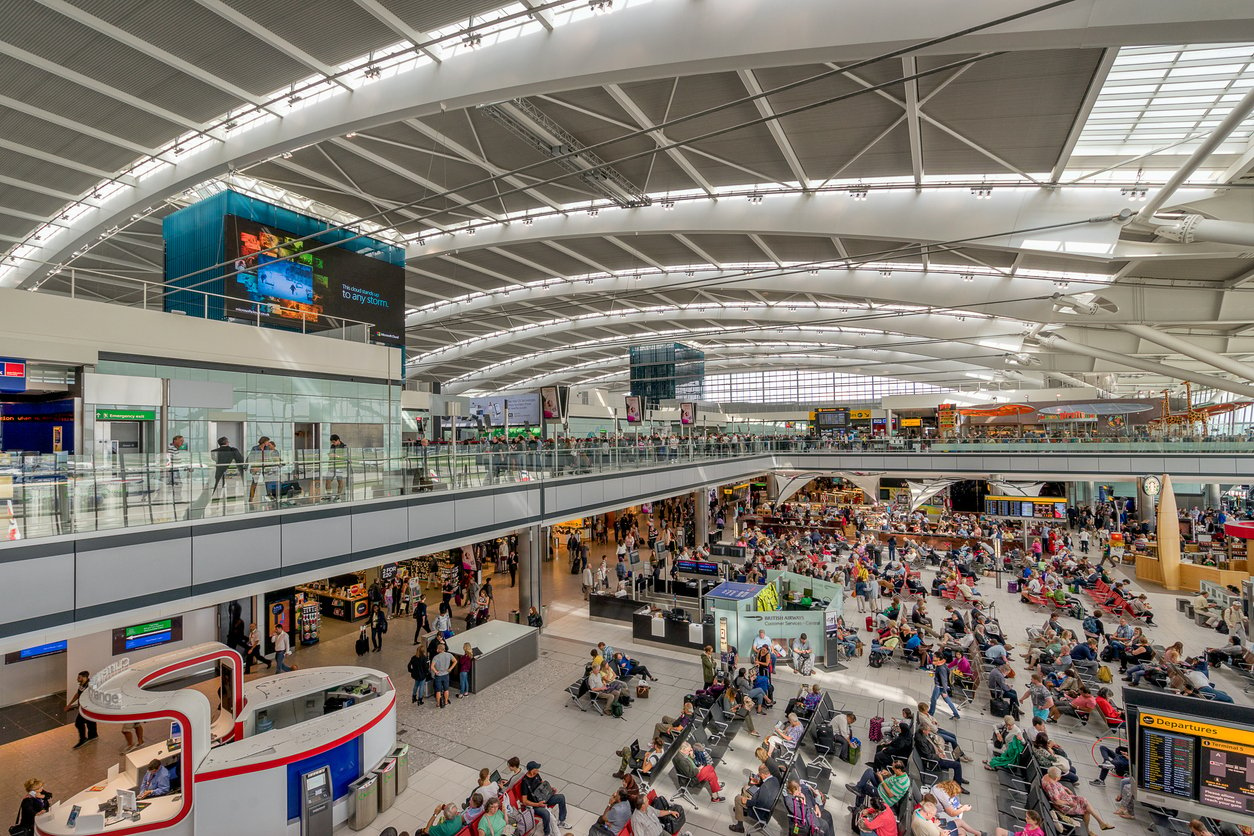 Aeroporto Internacional de Heathrow, em Londres