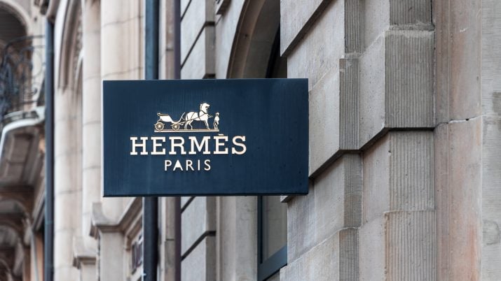 Hermès é avaliada agora em 243,65 bilhões de euros