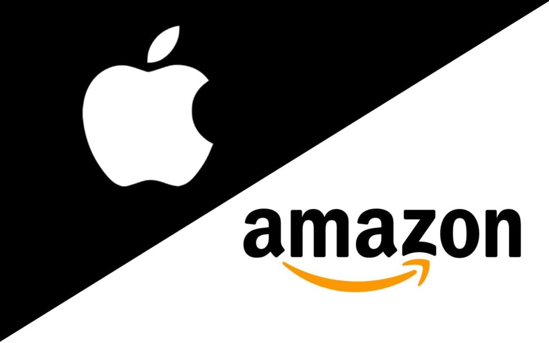 Apple e Amazon logos