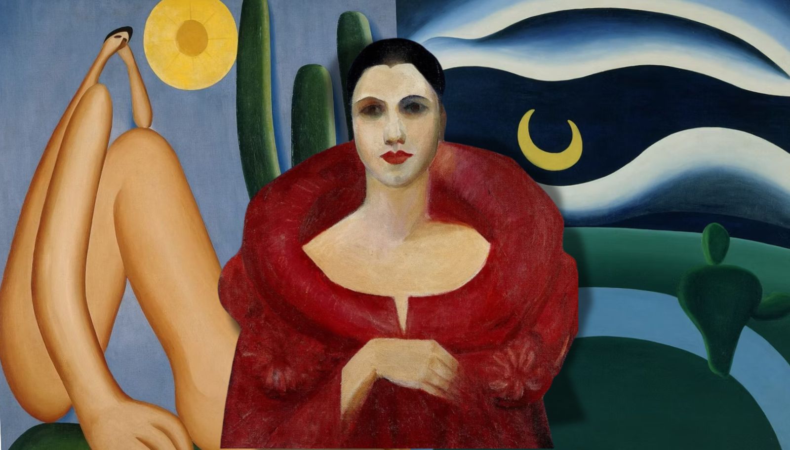 Abaporu (11.01.1928), Auto-Retrato (1923), A Lua (1928): nos últimos meses, Tarsila do Amaral tem reafirmado sua grandiosidade em solo europeu