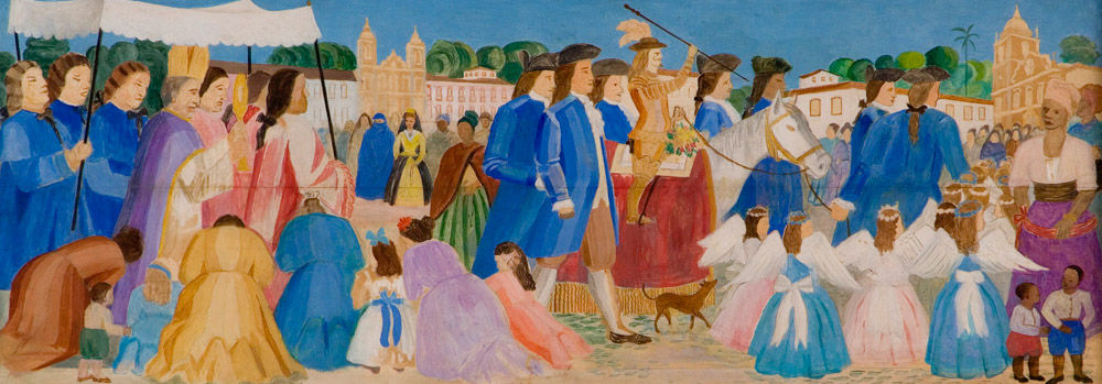 Procissão do Santíssimo, estudo (1956)