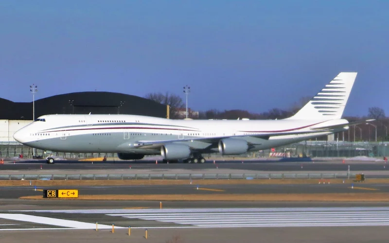 Aeronave do modelo Boeing 747-8