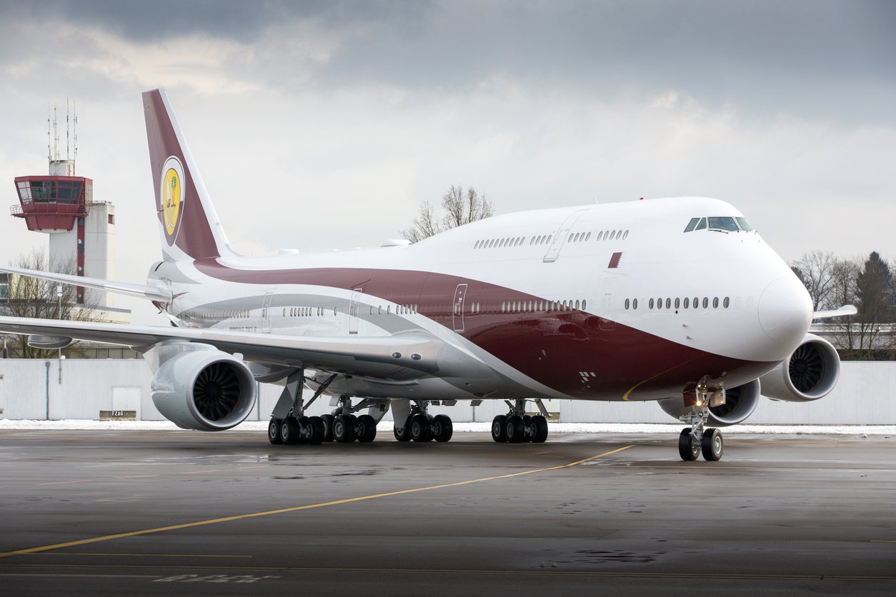 Aeronave do modelo Boeing 747-8