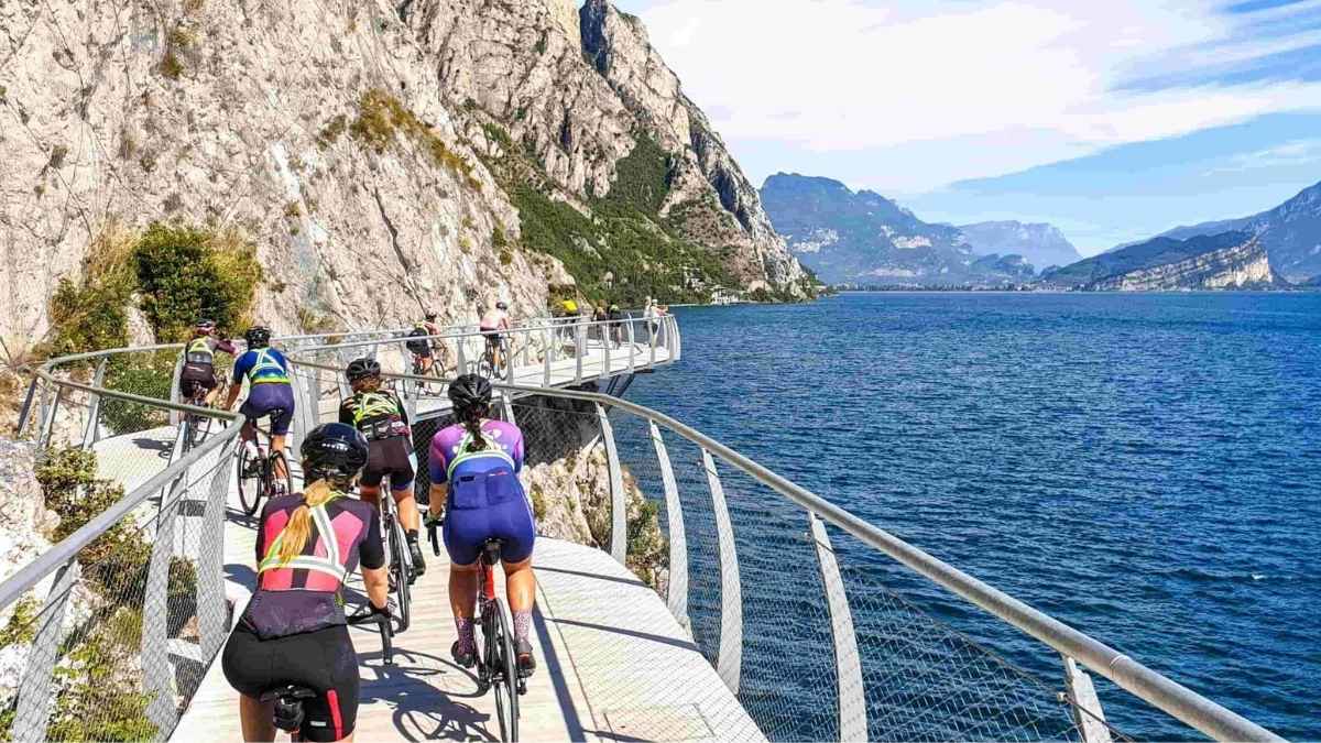 ciclismo turismo viagem lago di garda itália