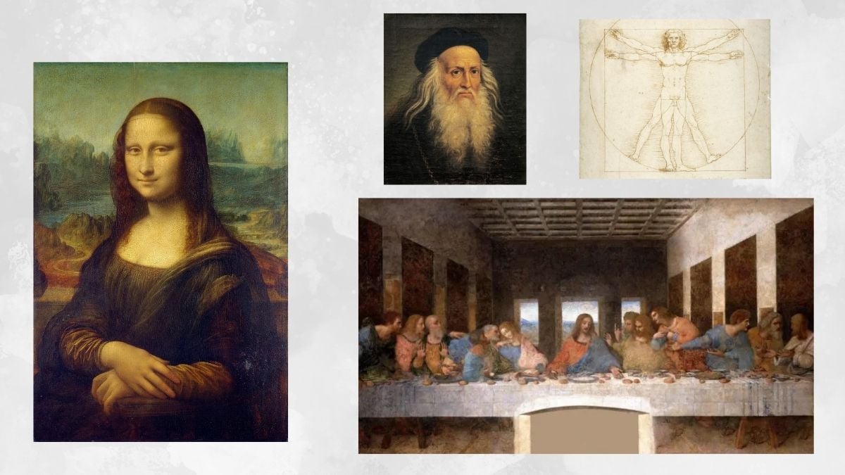 leonardo da vinci mona lisa a última ceia arte homem vitruviano
