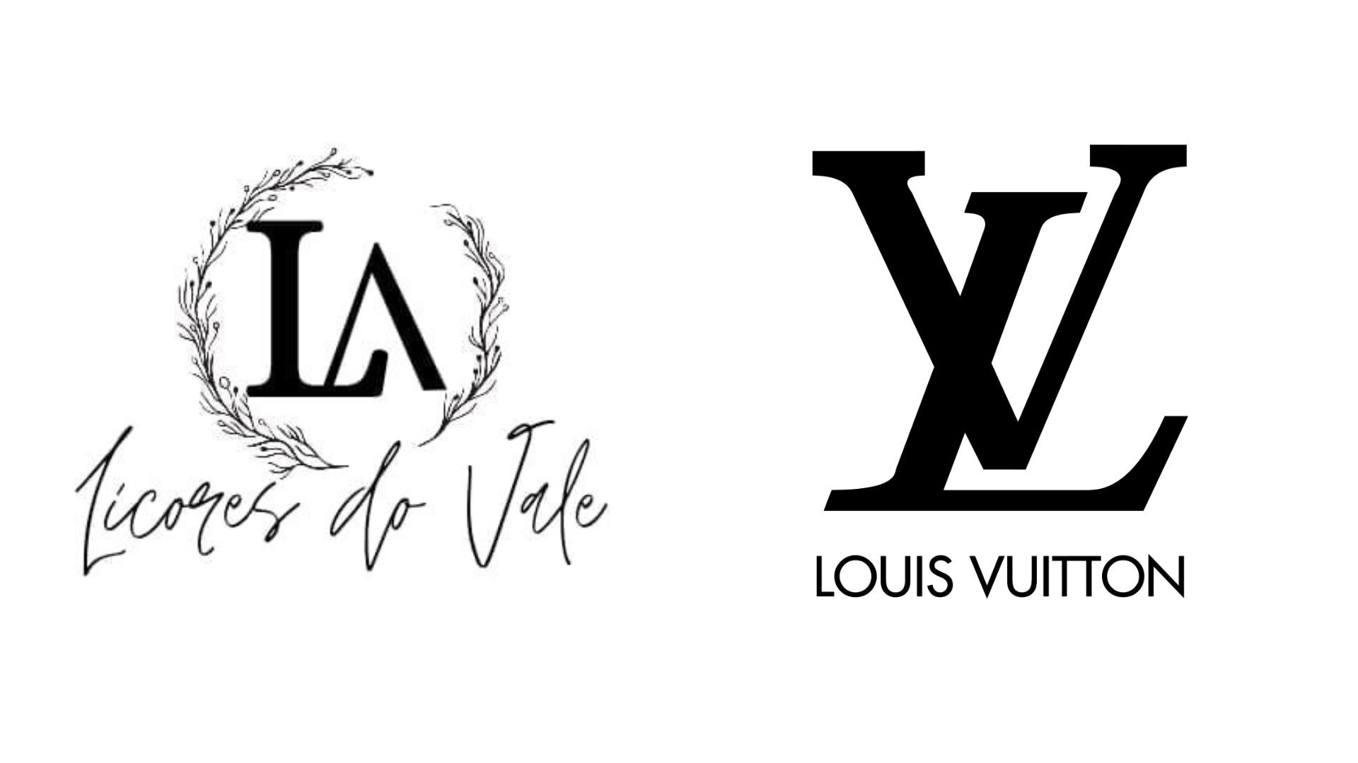 Duelo de logos: Licores do Vale e Louis Vuitton