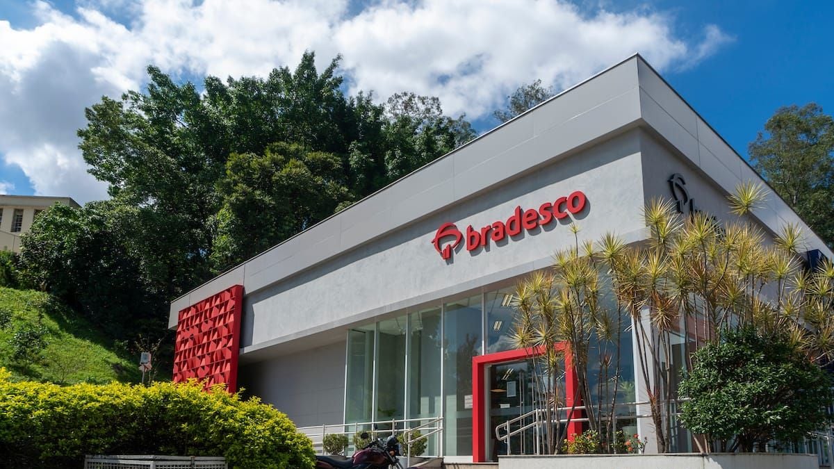 Fachada do Bradesco (BBDC4).