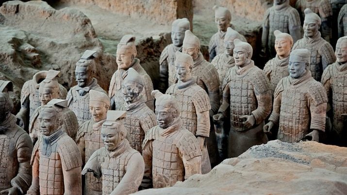 O exército de terracota chinês