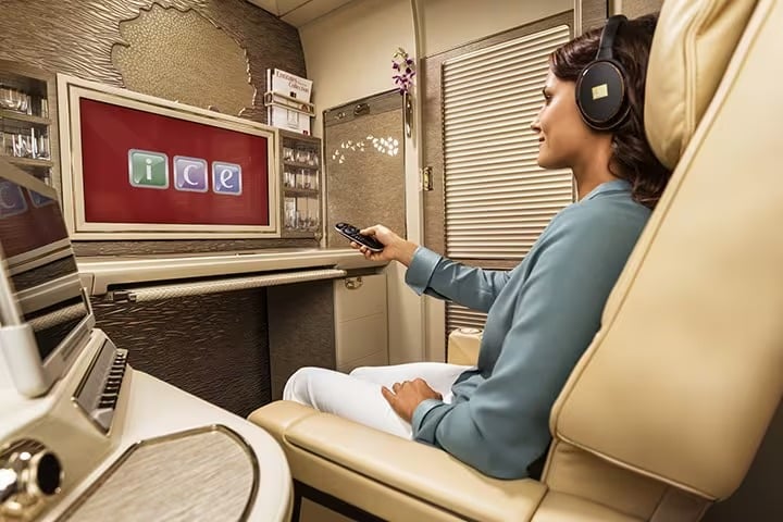 Boeing 777 First Class, da Emirates