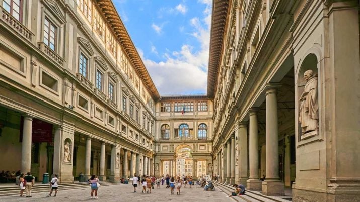 SÓ USO EDITORIAL Galleria Uffizi, em Florença museu arte itália europa viagem cultura obras