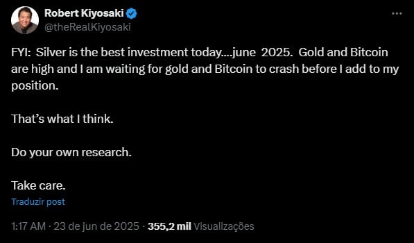 bitcoin btc criptomoedas crypto pai rico pai pobre robert kiyosaki