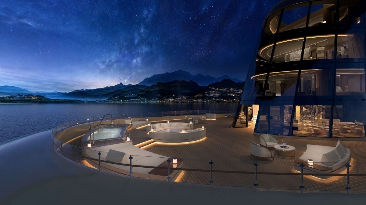 iate de luxo four seasons cruzeiro embarcação viagem viagens turismo mar hotelaria