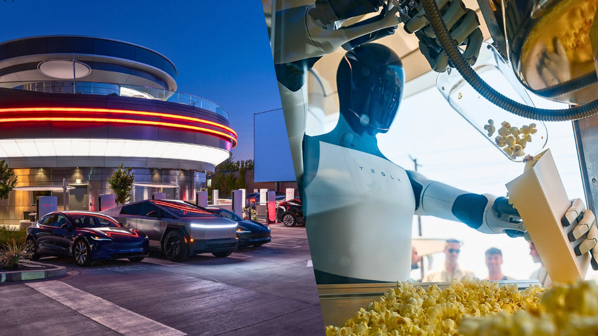 Restaurante da Tesla abriu em Los Angeles nesta segunda-feira (21)