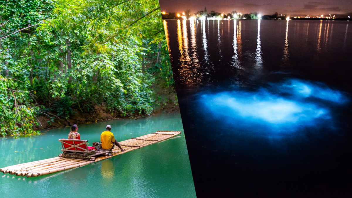 Martha Brae River e a lagoa luminosa, na Jamaica