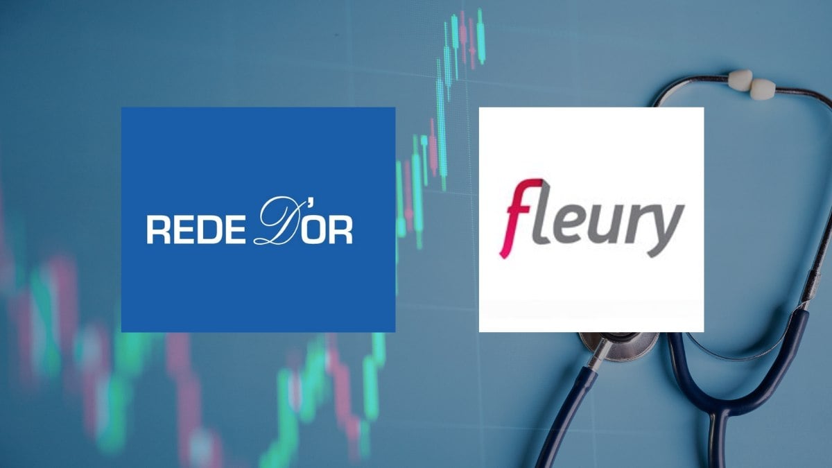 Rede D'Or (RDOR3) e Fleury (FLRY3).